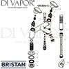 Bristan Orta Bath Shower Mixer 6 Litre Flow Limit Spares